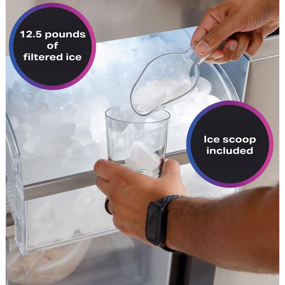 Stainless Steel Smart French Door Refrigerator with Ice Maker