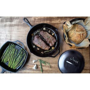 Lodge 15 in. Cast Iron Skillet in Black L14SK3 - The Home Depot