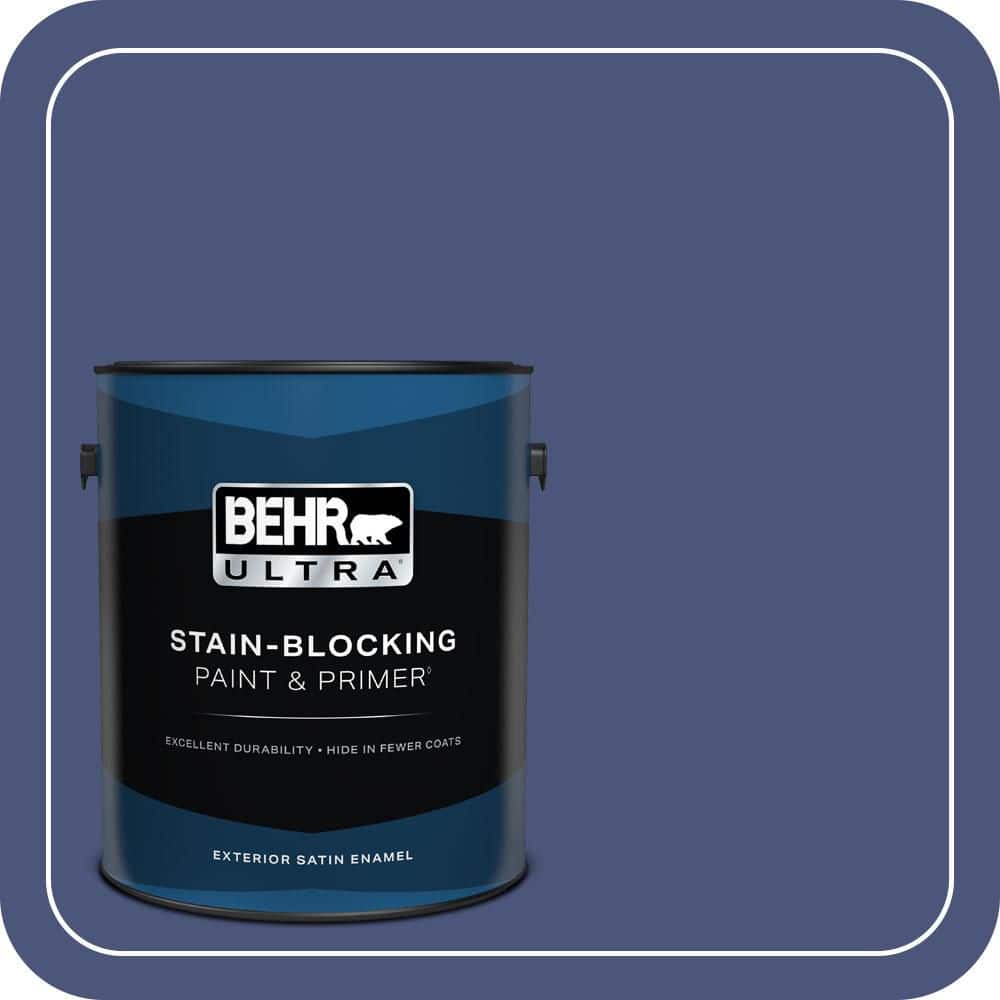 1 gal. #620D-7 Deep Indigo Satin Enamel Exterior Paint & Primer price history on PriceWatchPro