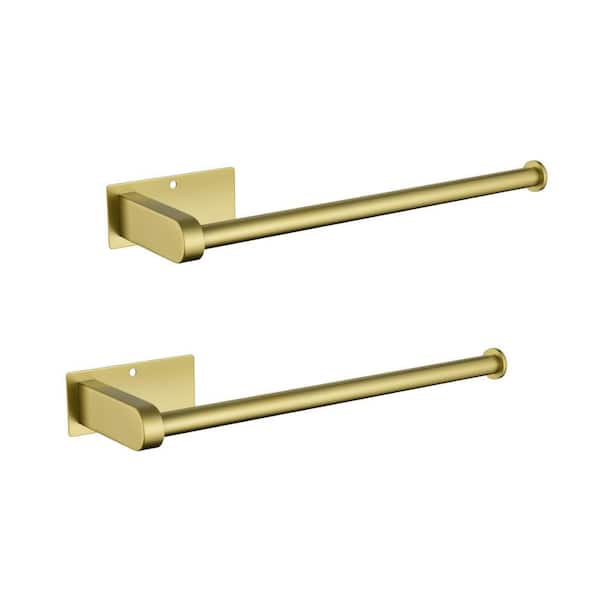 WZ Wall-Mount Toilet Paper/Towel Holder in Brushed Gold