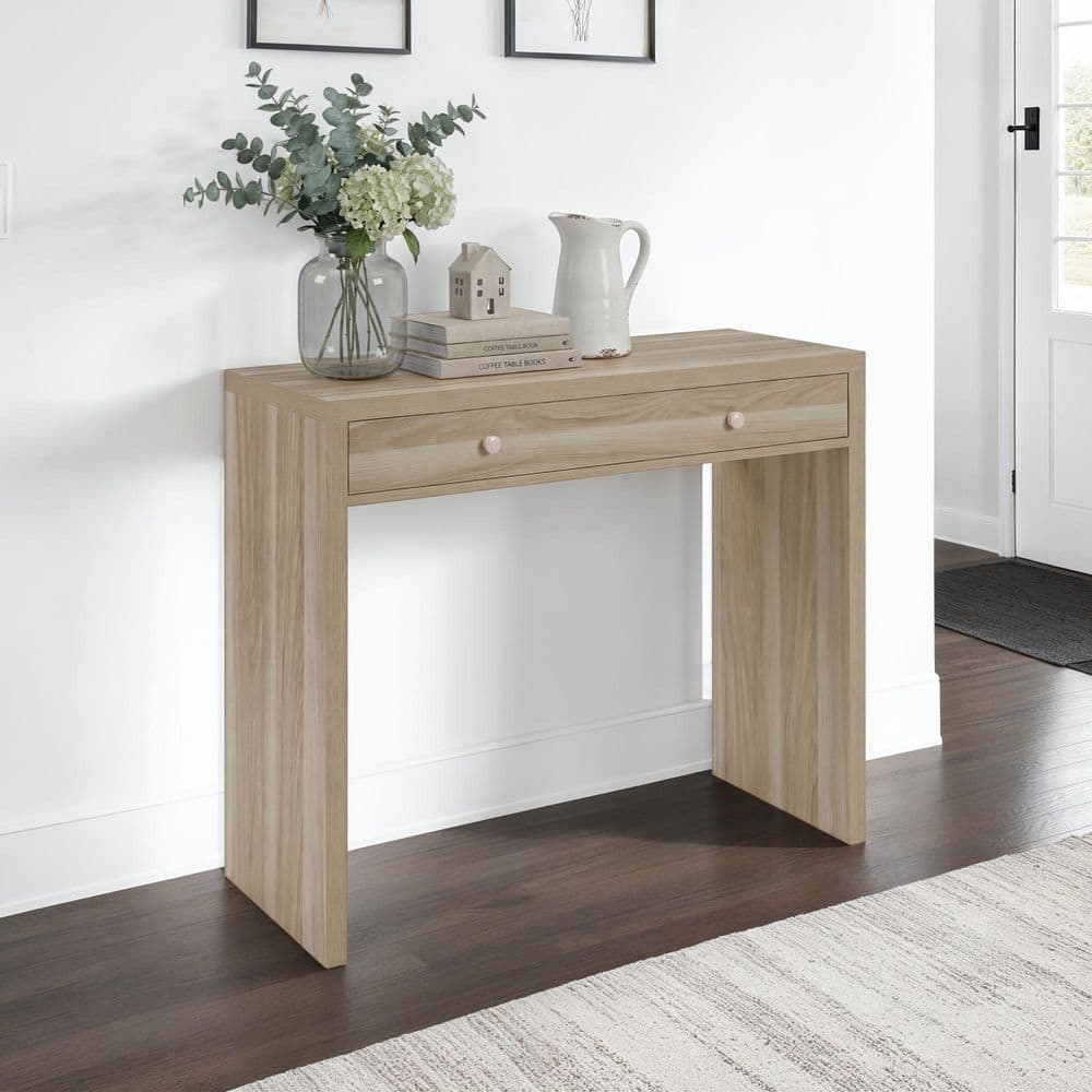 Northfield 36 in. W Ice White 1-Drawer Desk price history on PriceWatchPro