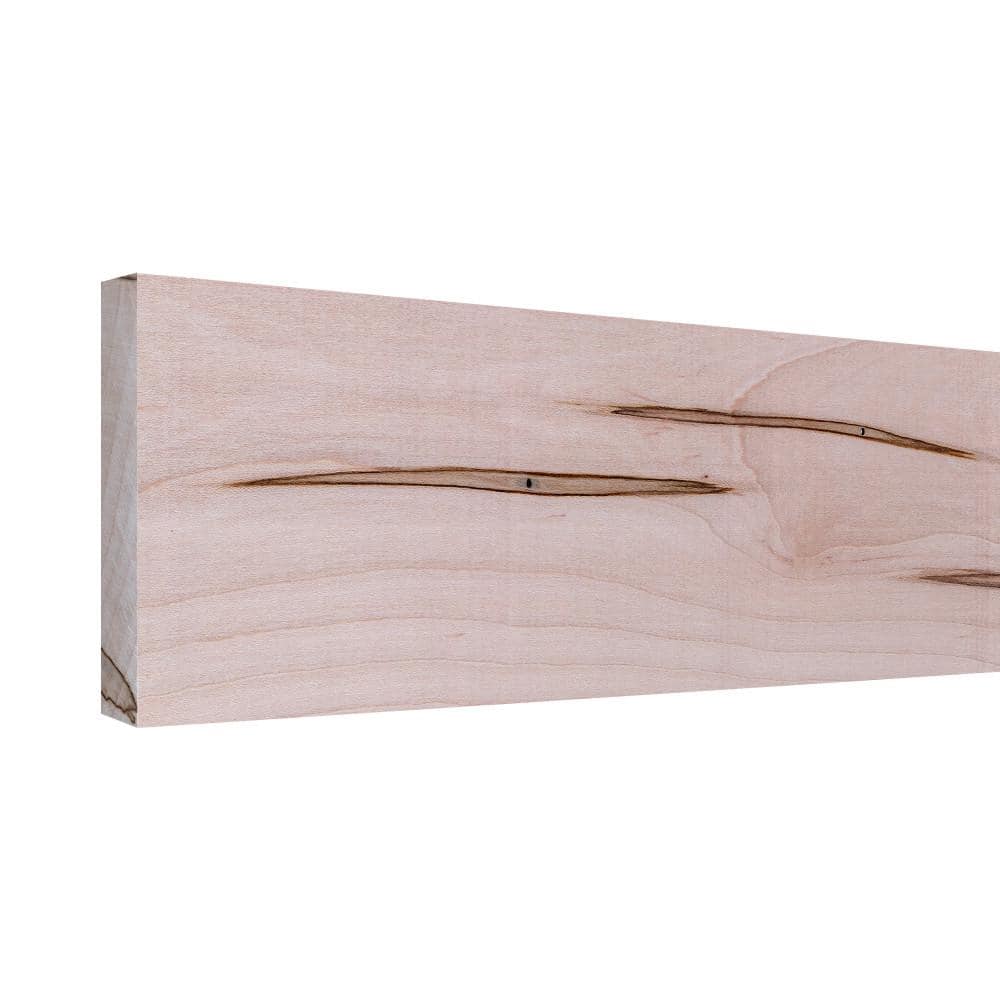 1/4 in. D x 3.5 in. W x 4 ft. L Unfinished Natural Ambrosia Maple Wood Board price history on PriceWatchPro