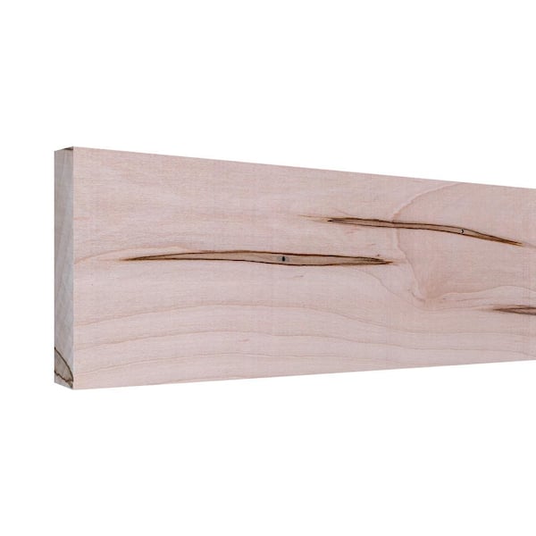 Ornamental Mouldings 1/4 in. D x 3.5 in. W x 4 ft. L Unfinished Natural Ambrosia Maple Wood Board