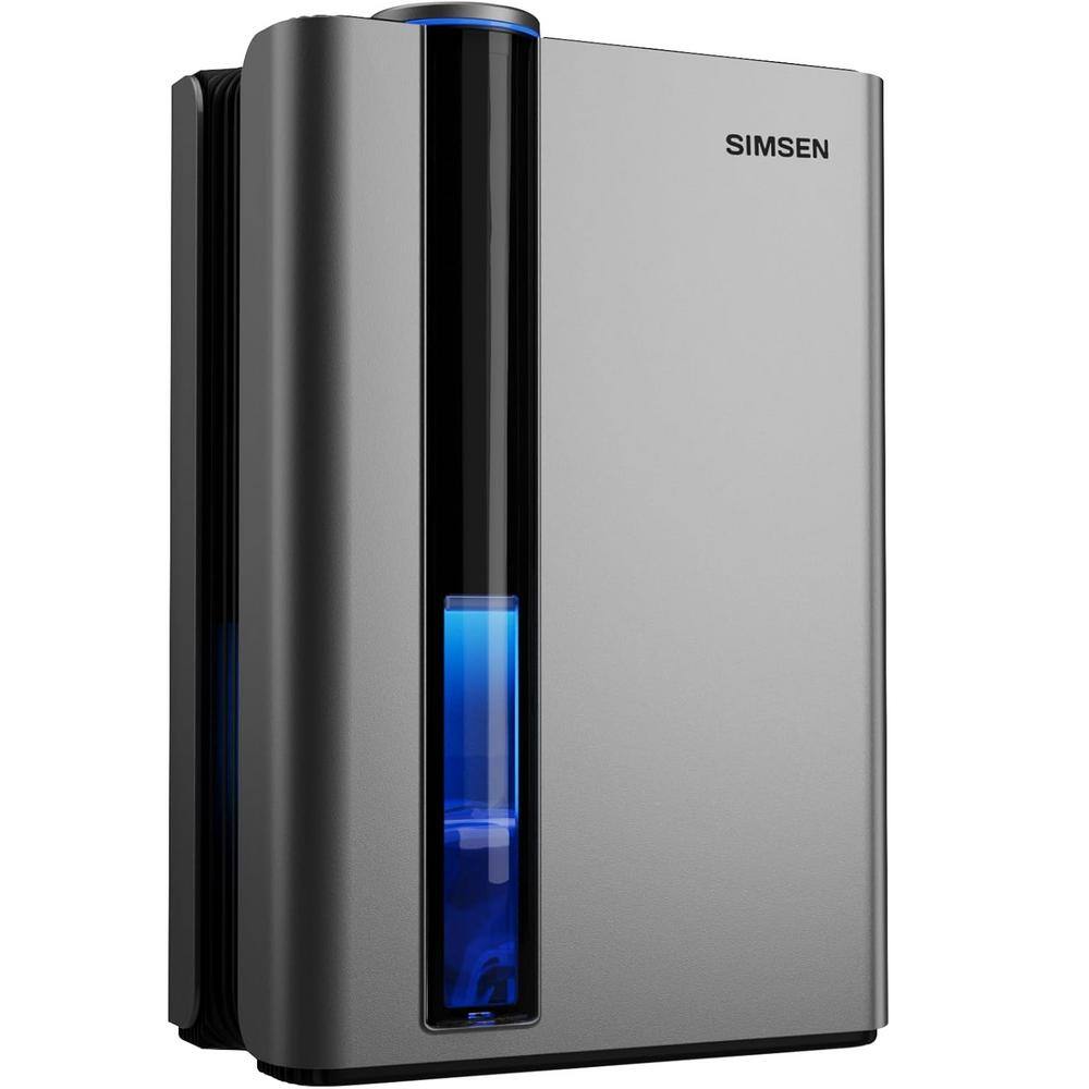 6 Pints 800 Sq. Ft. Dehumidifiers for Home with Reusable Filter, Ionizer and Night Light in Space Gray price history on PriceWatchPro