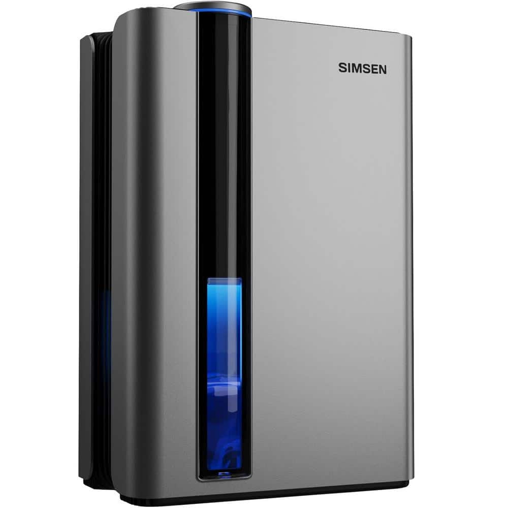 6 Pints 800 Sq. Ft. Dehumidifiers for Home with Reusable Filter, Ionizer an