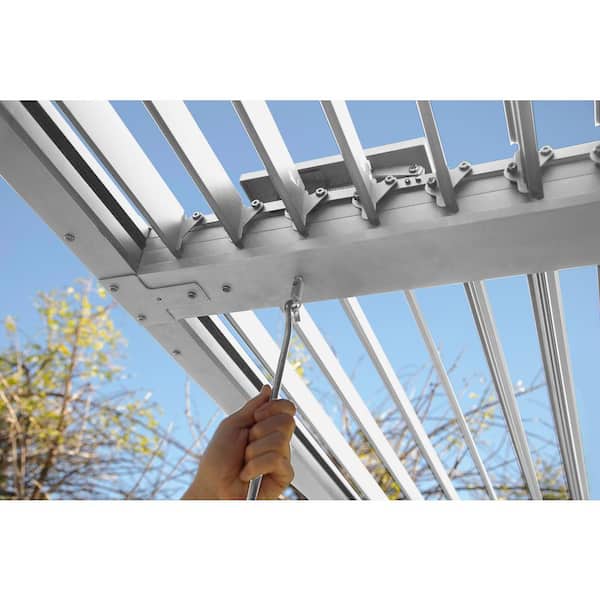 Paragon Outdoor Novara 12 ft. x 20 ft. Louvered Pergola PRH4