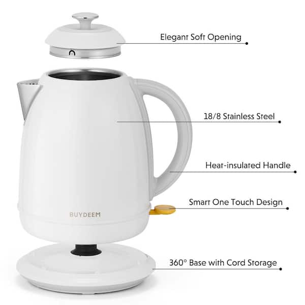 TEA＠　1001 Hamilton Beach Stainless Steel Electric Kettle, Tea & Water Kettle