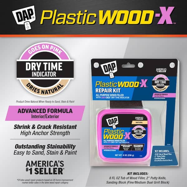 Plastic Wood-X 8 oz. All Purpose Wood Filler Repair Kit