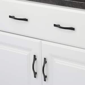 Toulouse Collection 3 in. (76 mm) Matte Black Traditional Cabinet Arch Pull