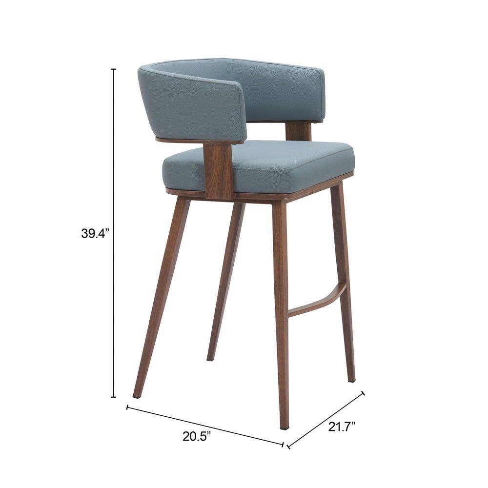 Barstool dimensions with measurements.
