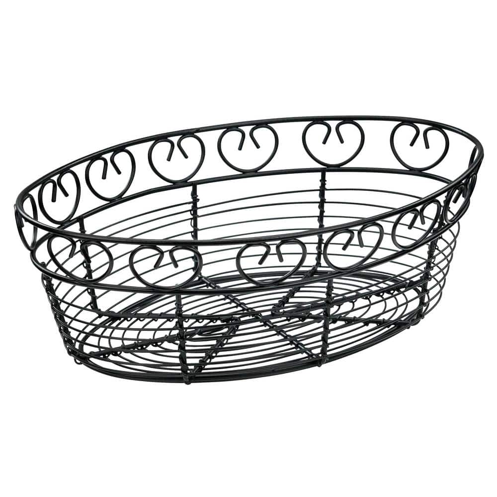 1-Piece Oval Black Wire Bread/Fruit Basket price history on PriceWatchPro