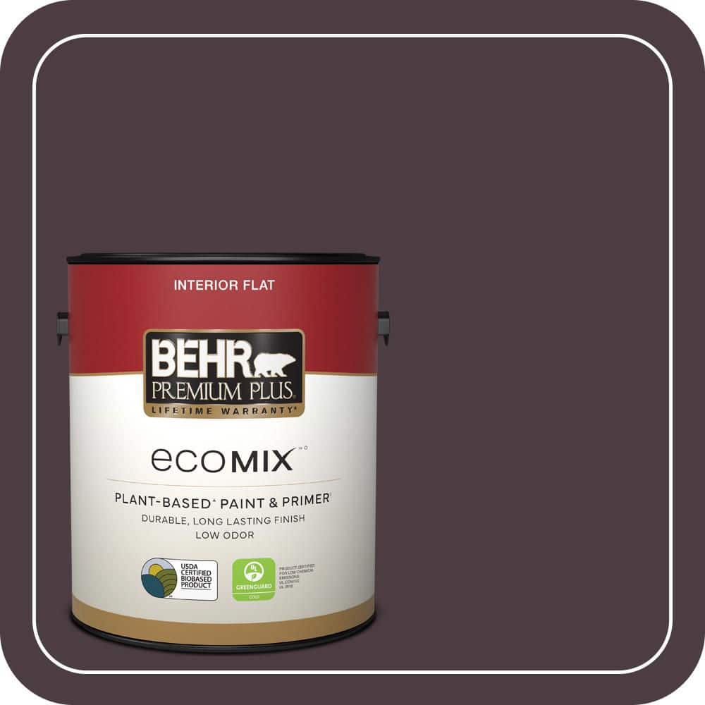 1 gal. #T18-04 Nocturne Shade Flat EcoMix Plant-Based Interior Paint & Primer price history on PriceWatchPro