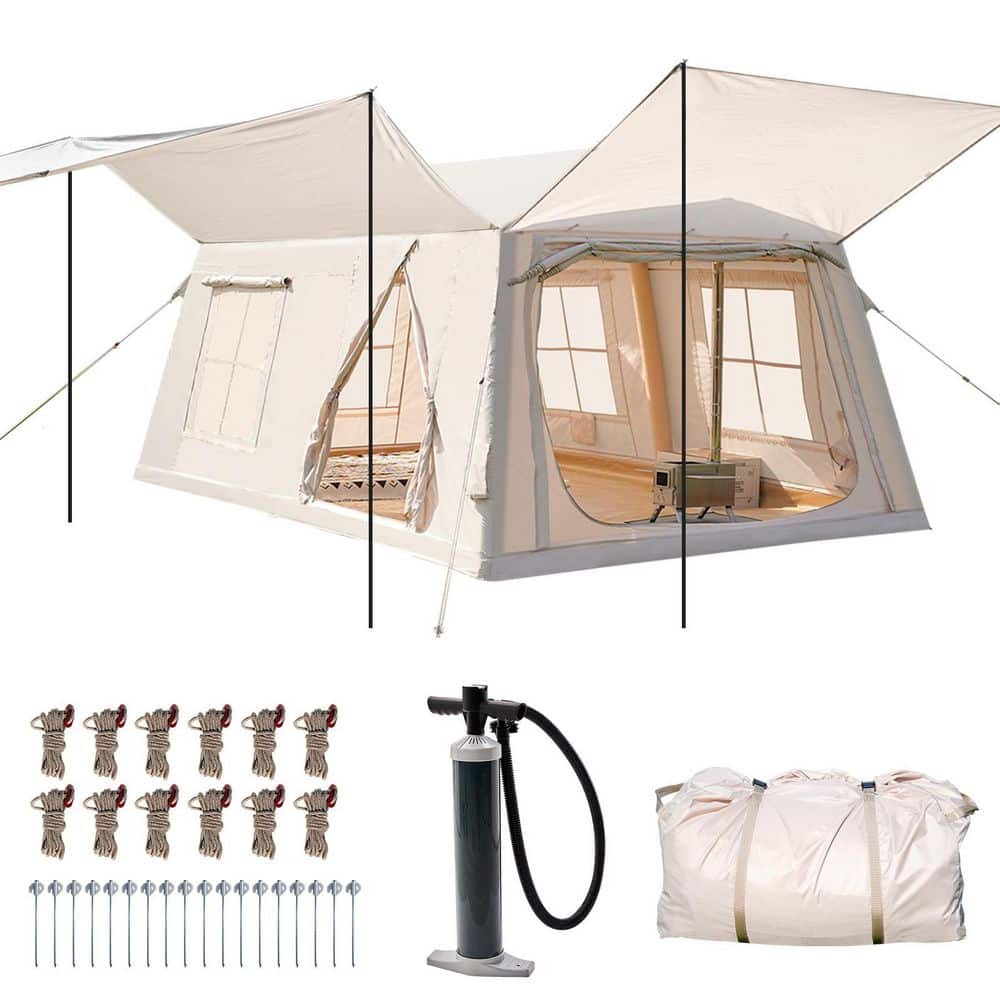 BOZTIY 8-10 Person Inflatable Tent for Camping Blow Up Tent w