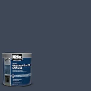 1 qt. #AE-42 Academic Navy Satin Enamel Urethane Alkyd Interior/Exterior Paint