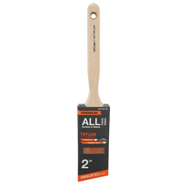 PRIVATE BRAND UNBRANDED Premium 2 in. Polyester Tryolon Angled Sash Paint Brush