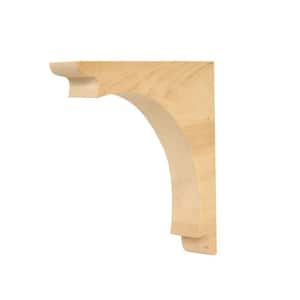 CR310 1-3/4 in. x 9-3/4 in. x 9-3/4 in. Solid Basswood Corbel
