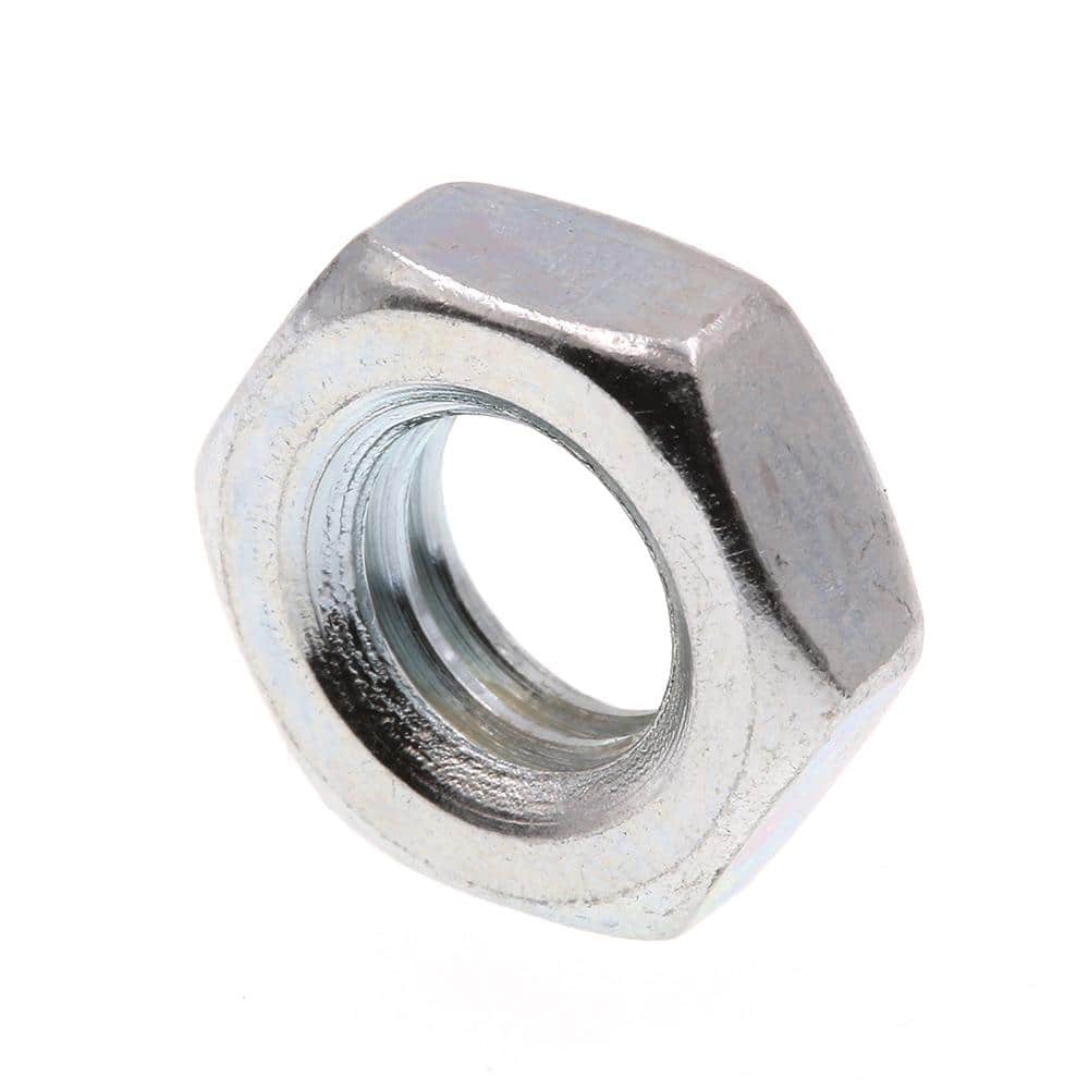 PrimeLine 5/16 in.18 A563 Grade A Zinc Plated Steel Hex Jam Nuts (50