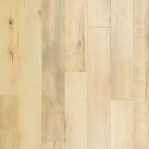 Take Home Sample - 5 in. W x 7 in. L Toasted Almond Maple Laminate Flooring