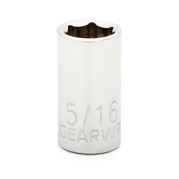 1/4 in. Drive 6 Point Standard SAE Socket 5/16 in.