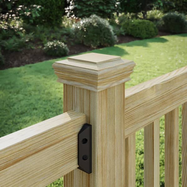 4 in. x 4 in. Hampton Flat Top Cedar Post Cap