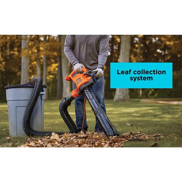 BLACK DECKER Leaf Collection System Attachment for Corded BLACK