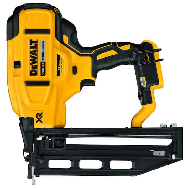 DEWALT 20V MAX XR Lithium-Ion Cordless 16-Gauge Angled Finish Nailer (Tool  Only) - tools - by owner - sale - craigslist