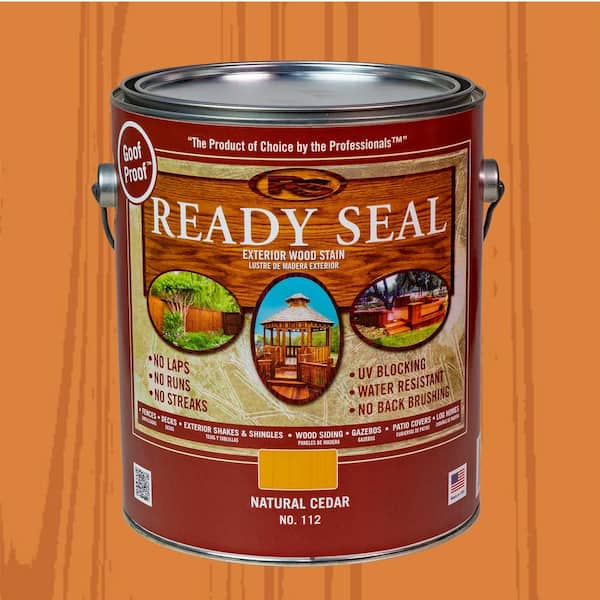 Ready Seal 1 gal. Natural Cedar Exterior Wood Stain and Sealer