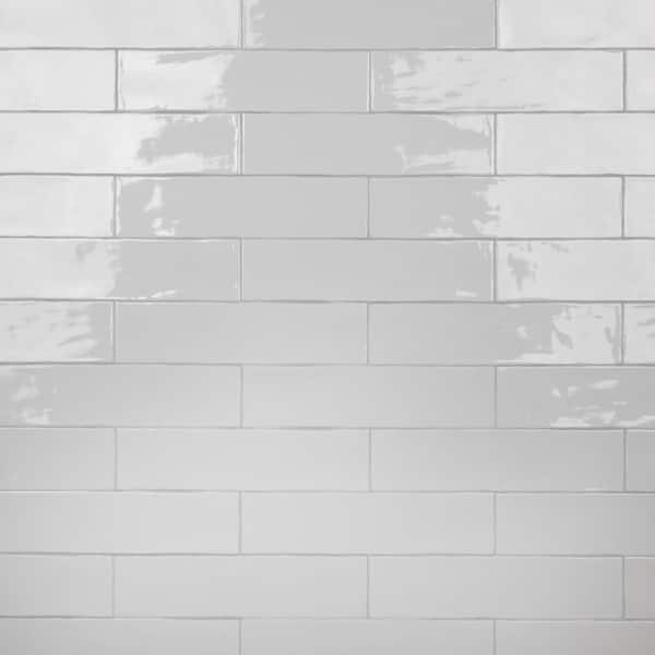 Merola Tile Chester Bianco 3 in. x 12 in. Ceramic Wall Tile (5.72 sq. ft./Case)