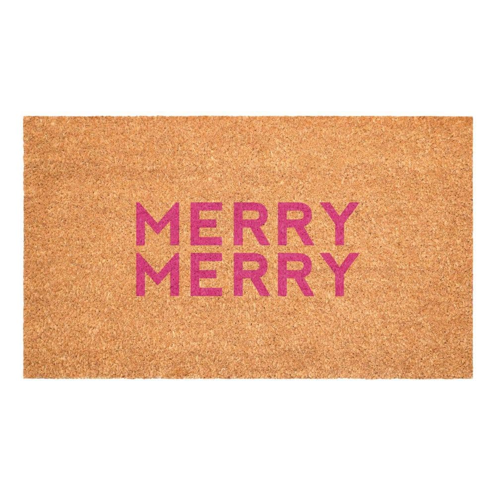 Multi-Colored 36 in. x 24 in. Coir Outdoor Door Mat price history on PriceWatchPro