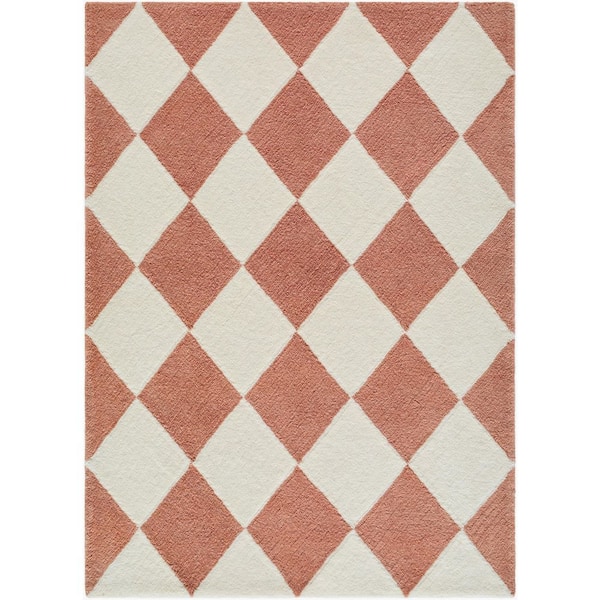 Wooly Rust Global 9 ft. x 12 ft. Indoor Area Rug