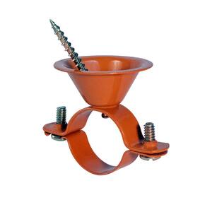 PLUMBFLEX 3/4 in. Clevis Hanger for Vertical Pipe Support in Standard ...
