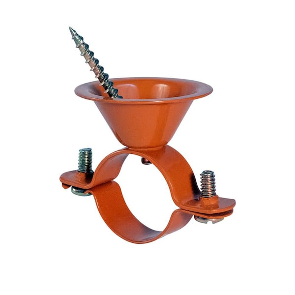 The Plumber's Choice 1/2 in. Pipe Bell Hanger in Copper Plated Steel