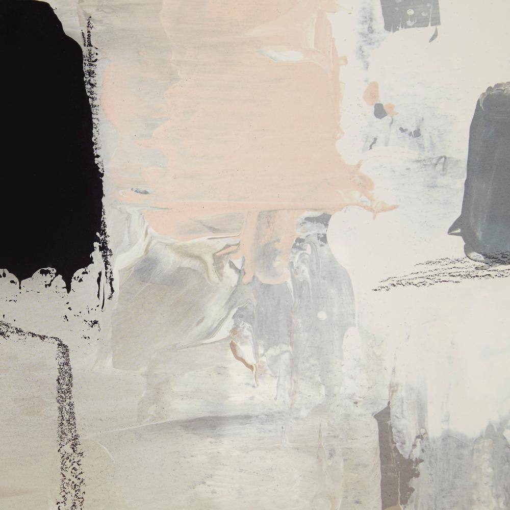 Abstract Neutral Tones Double Matted Framed Glass Wall Art