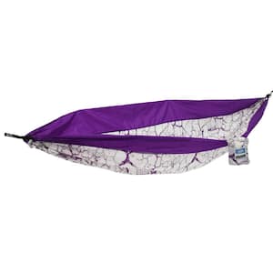 1-Person Purple Lightning Travel Hammock