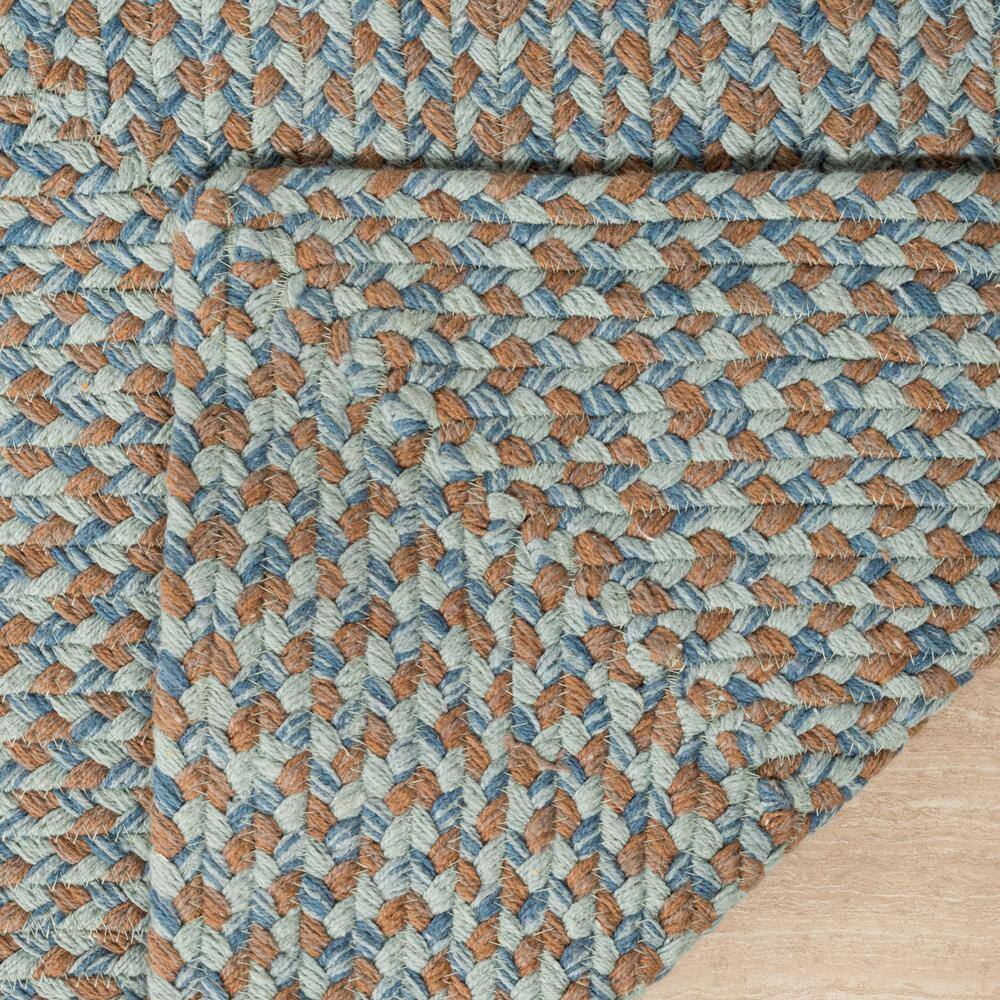 Gray Braided Handmade Reversible Wool Cotton Rug