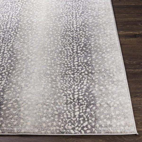 Pablo Light Gray/Cream 9 ft. x 12 ft. Area Rug