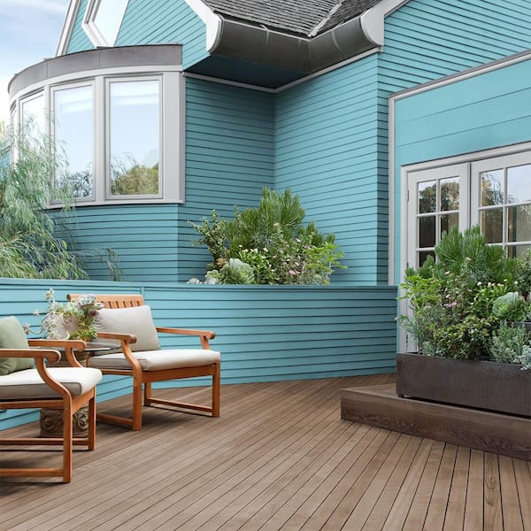 BEHR 1 gal. #M470-4 Azure Lake Solid Color House and Fence