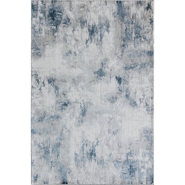 Rugs America Samina Sheer Bliss White 2 ft. X 8 ft. Area Rug