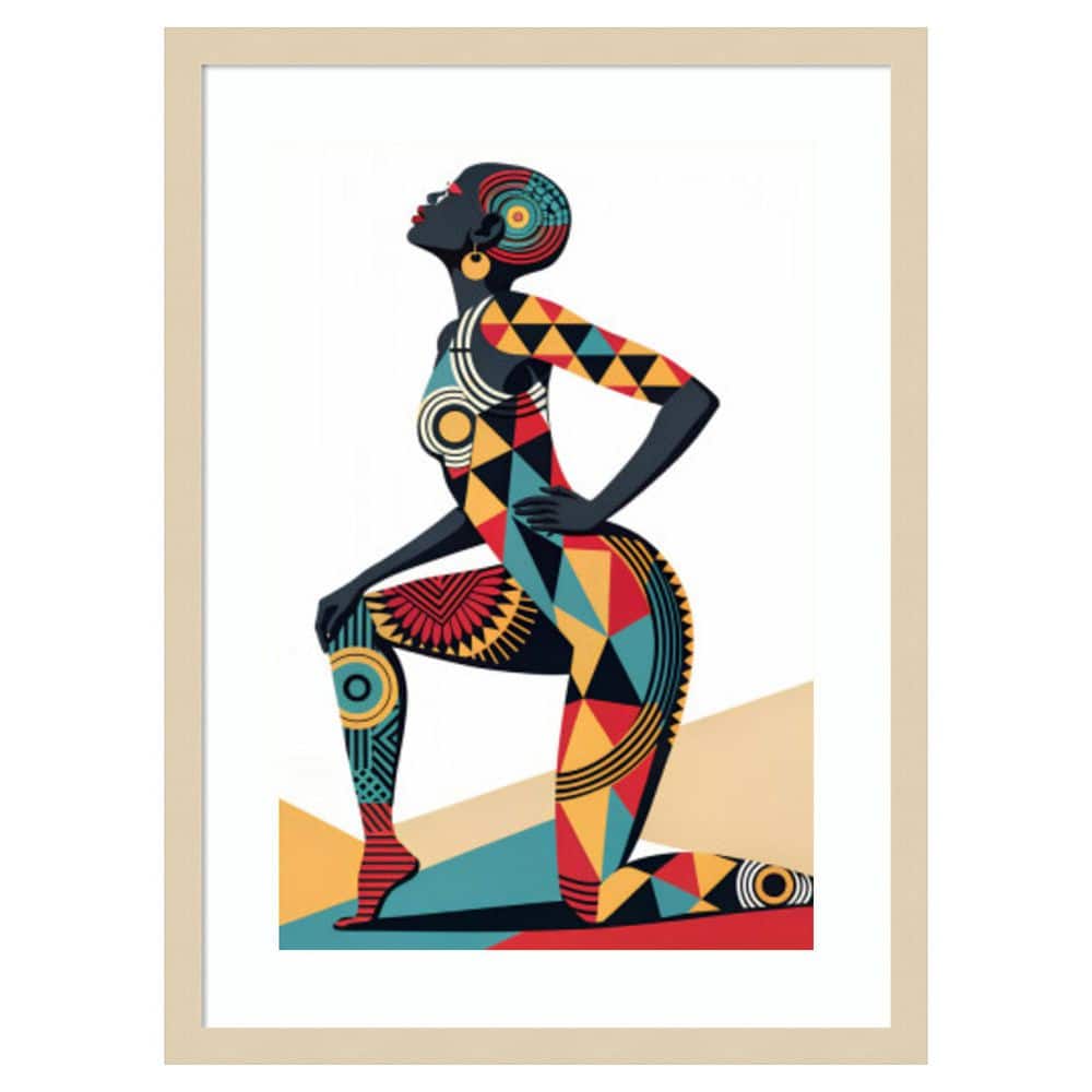Ethnic Echoes by Miguel Bruzual 1 Piece Framed Giclee People Art Print 25 in. x 19 in. price history on PriceWatchPro