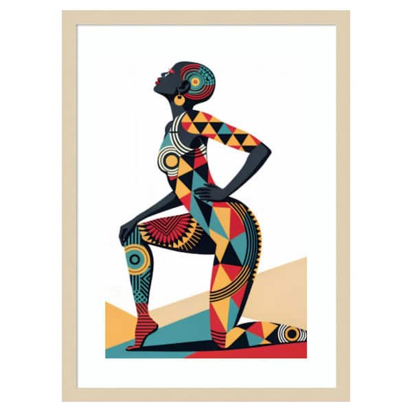 Amanti Art Ethnic Echoes by Miguel Bruzual 1 Piece Framed Giclee People Art Print 25 in. x 19 in.