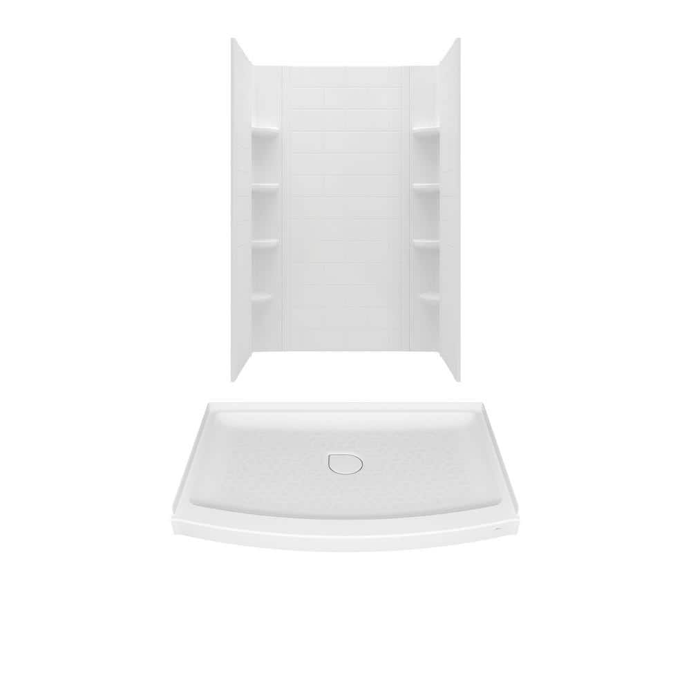 American Standard Ovation Curve 48 in. L x 30 in. W x 72 in. H Alcove