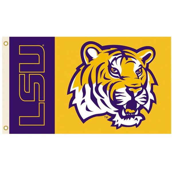 BSI Products NCAA 3 ft. x 5 ft. LSU Flag