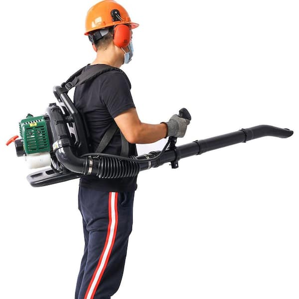 Huluwat 206 MPH 530 CFM 52CC 2-Cycle Gas Backpack Leaf Blower with