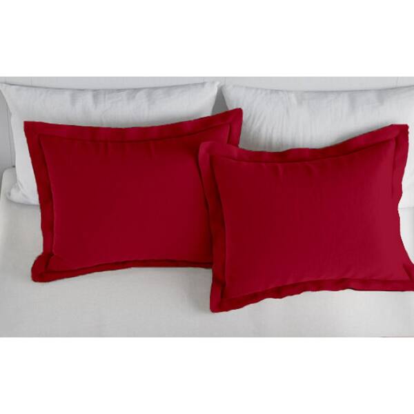 pillow cases red