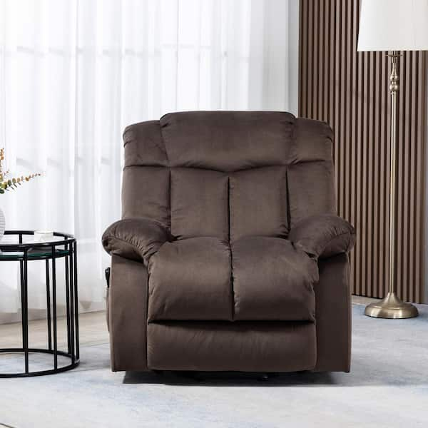 WELLFOR Power Lift Recliner Chair for Elderly Red Polyester Upholstered Tufted Powered Reclining Recliner with Lift Assistance | CAN-JR146