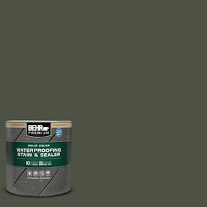 1 qt. #SC-108 Forest Solid Color Waterproofing Exterior Wood Stain and Sealer