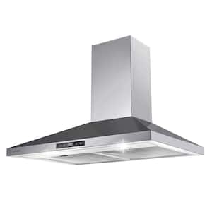 30 in. 450 CFM Smart Ducted Insert Under Cabinet Range Hood in Silver with Removable Baffle Filters in Stainless Steel