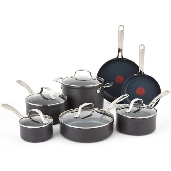 Tefal Ingenio Ultimate Induction Non-Stick 12 Piece Cookset In Black