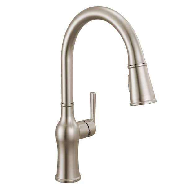 Faryn Stainless 16.5 in. H Pull Down Sprayer Kitchen Faucet with 360° Swivel Spout