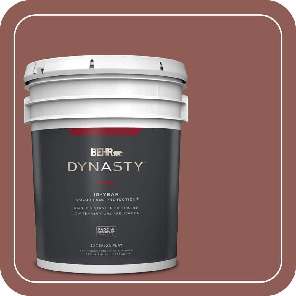 5 gal. #190F-6 Bold Brick Flat Exterior Stain-Blocking Paint & Primer price history on PriceWatchPro